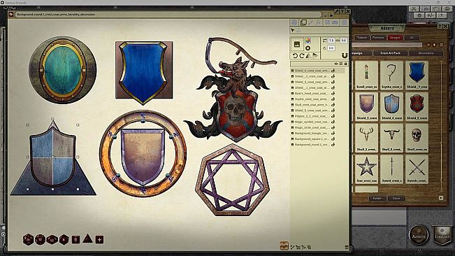 Fantasy Grounds - FG Crests Art Pack