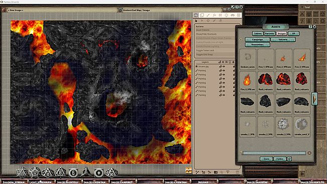 Fantasy Grounds - FG Volcanic Map Pack