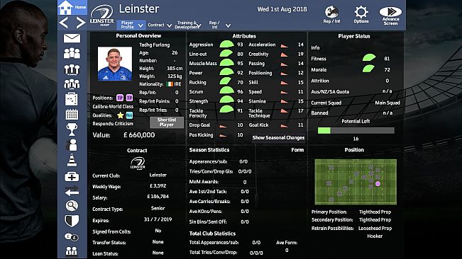 RUTM 2017 - Season 2018/19 Update