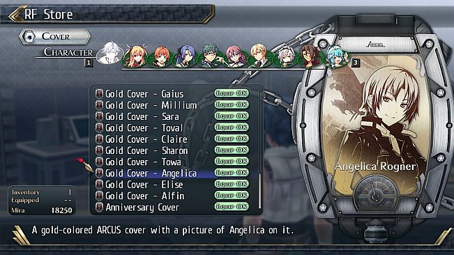 The Legend of Heroes: Trails of Cold Steel II - All Arcus Covers