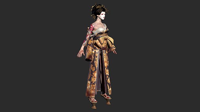 灵魂筹码 - 花傀浮世乐套装 Soul at Stake - "Ukiyoe" The Geisha's Kimono