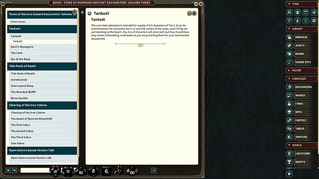 Fantasy Grounds - Tome of Horrors Instant Encounters Volume Three (5E)