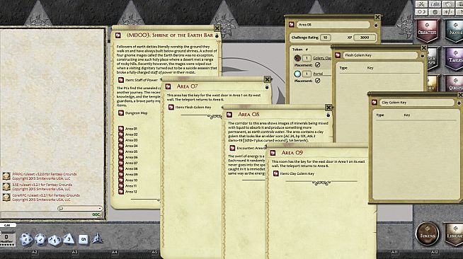 Fantasy Grounds - Mini-Dungeon #003: Shrine of the Earth Barons (PFRPG)