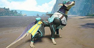 Monster Hunter Rise - "C Summer" Palamute layered armor set