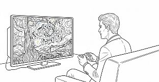 100 Cats Lost in Van Gogh’s Brushstrokes