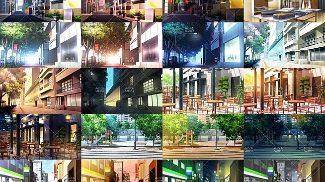 RPG Maker MZ - Minikle Backgrounds Bundle Cityscape part01
