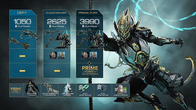 Warframe Wukong Prime Access: Primal Fury Pack