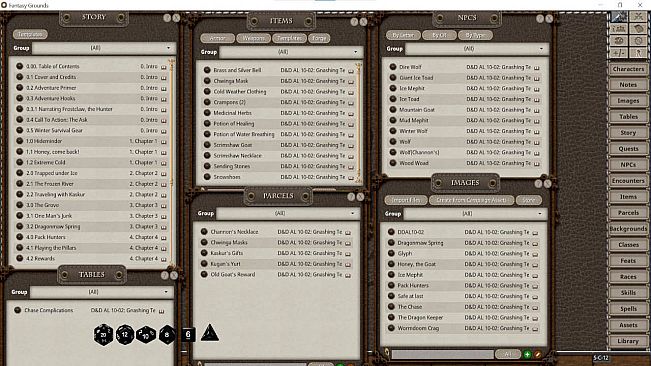 Fantasy Grounds - D&D Adventurers League 10-02 Gnashing Teeth