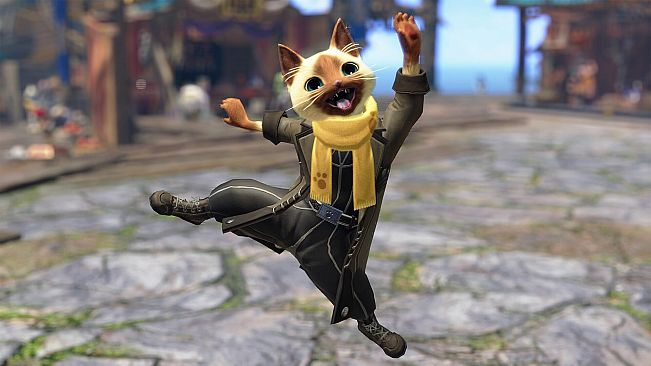 Monster Hunter Rise - "Felyne Fall" Palico Layered Armor Set