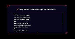 Megadimension Neptunia VIIR - 4 Goddesses Online Legendary Weapon Set