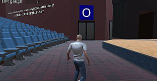 Escape from exit 7 of the theater