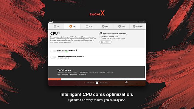 awokeX - PC performance booster