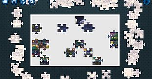 Hidden Cats in Jigsaw Puzzle - Spooky Town