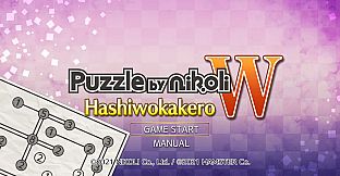 Puzzle by Nikoli W Hashiwokakero