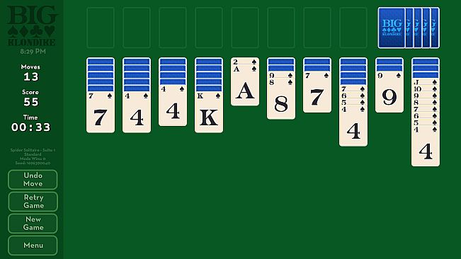 Big Klondike - Spider Solitaire