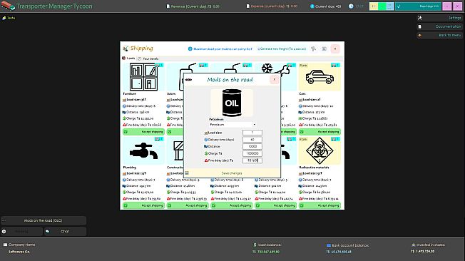 Transporter Manager Tycoon - Mods on the road