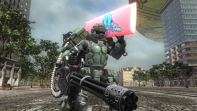 EARTH DEFENSE FORCE 5 - Fencer Weapon: Happy Body Pillow