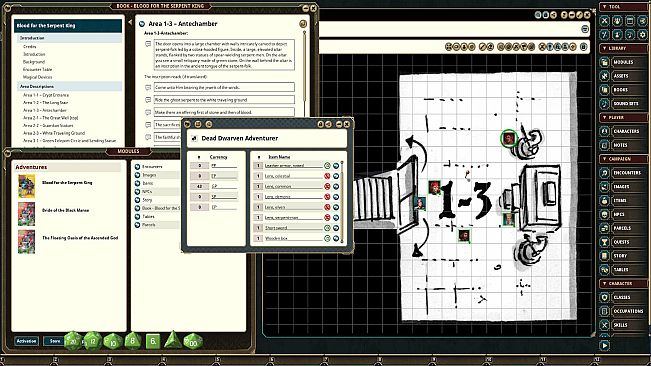 Fantasy Grounds - Dungeon Crawl Classics #82: Bride of the Black Manse