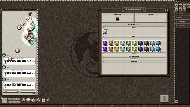 Fantasy Grounds - Aura Dice Pack