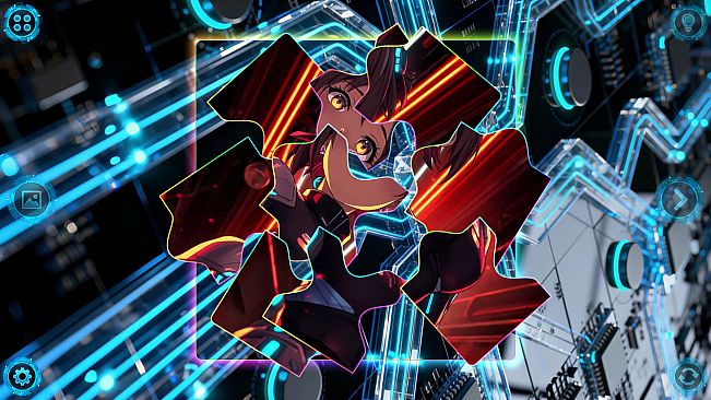 NEONOVA Puzzle: Blue