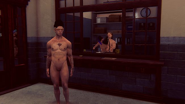 Cyberpunk men for Fuck in police