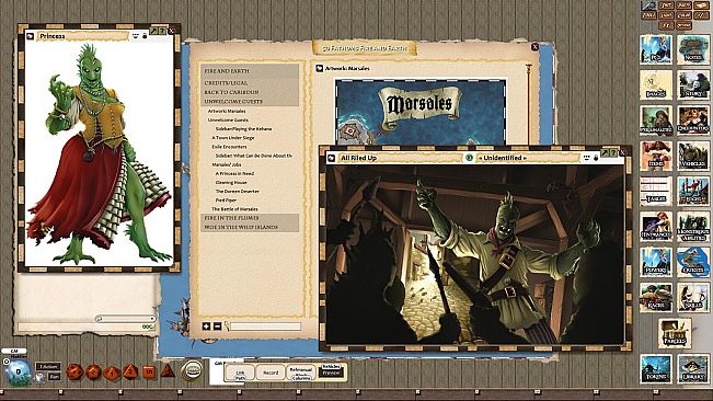 Fantasy Grounds - 50 Fathoms: Fire and Earth
