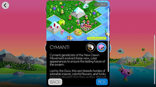 The Battle of Polytopia - New Dawn Skin (for the Cymanti tribe)