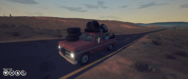 Under the Sand REDUX - a road trip simulator