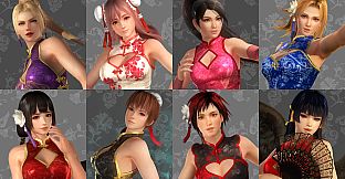 DOA5LR Alluring Mandarin Dress Set