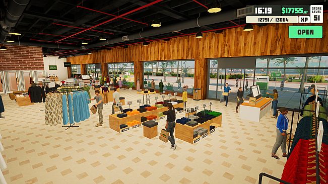 siMarket Cloth Store Simulator