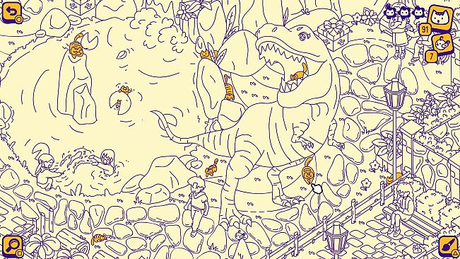 Cats and Seek : Dino Park