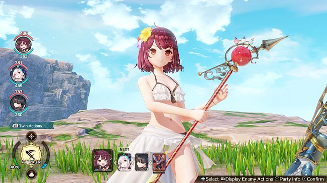 Atelier Sophie 2 - Sophie's Swimsuit "White Canvas"