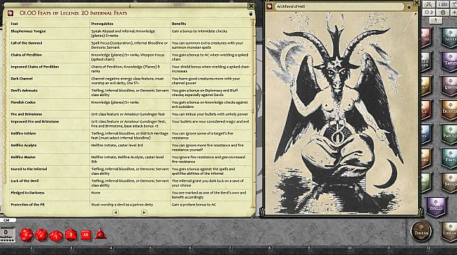 Fantasy Grounds - Feats of Legend: 20 Infernal Feats (PFRPG)