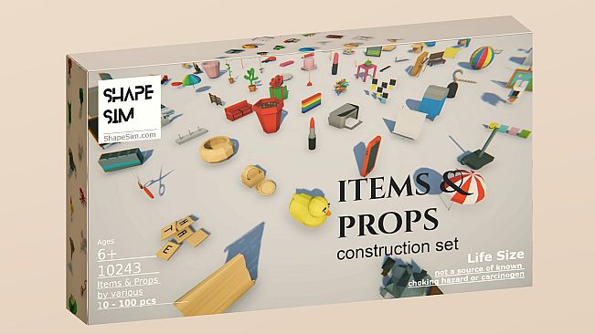 ShapeSim - Items & Props Pack 4