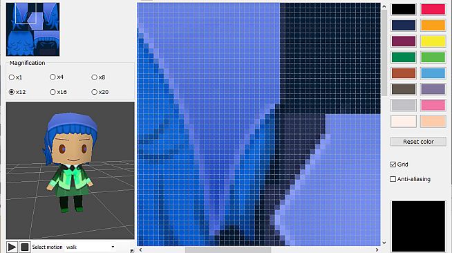 SMILE GAME BUILDER 3D Character Editor