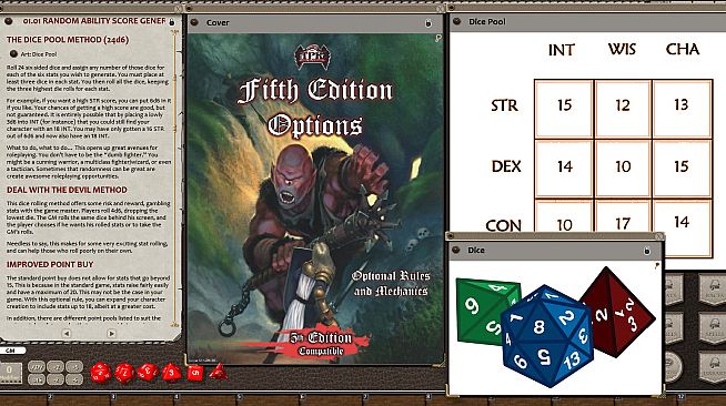 Fantasy Grounds - Fifth Edition Options (5E)