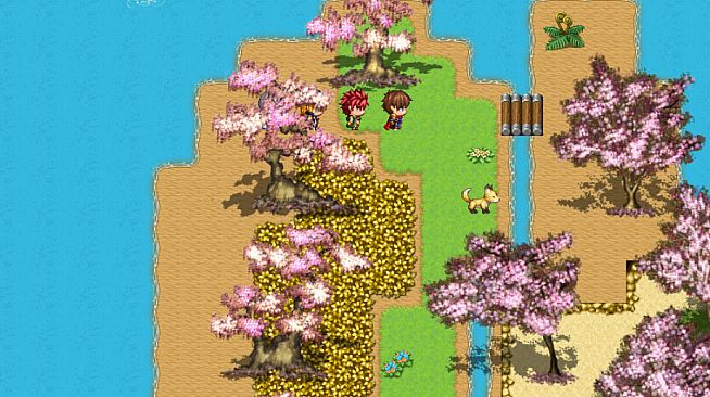 RPG Maker MZ - Japanese Four Seasons Tree Tiles