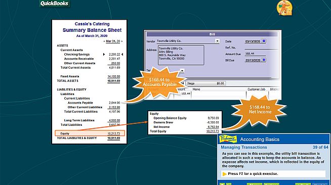 Professor Teaches QuickBooks 2020