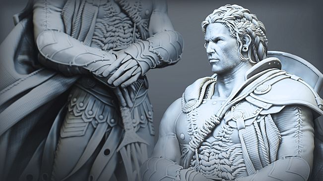 Achilles: Legends Untold - Mythic Hero 3D Figurine 2.0: Achilles Edition