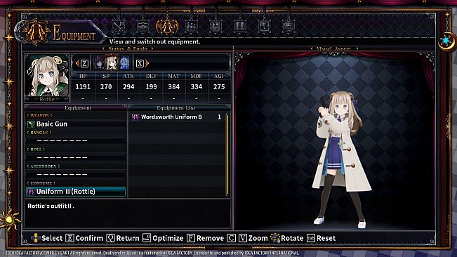 Death end re;Quest 2 - Alternate Uniform Set