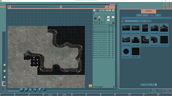 Fantasy Grounds - FG Underground Map Pack 2