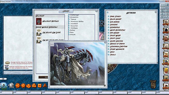 Fantasy Grounds - Savage Worlds: Hellfrost Bestiary