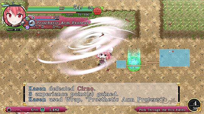 Player character "Kasen Ibaraki" (Touhou Genso Wanderer -Reloaded-)