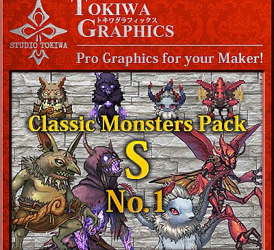 RPG Maker MV - TOKIWA GRAPHICS Classic Monsters Pack S No.1