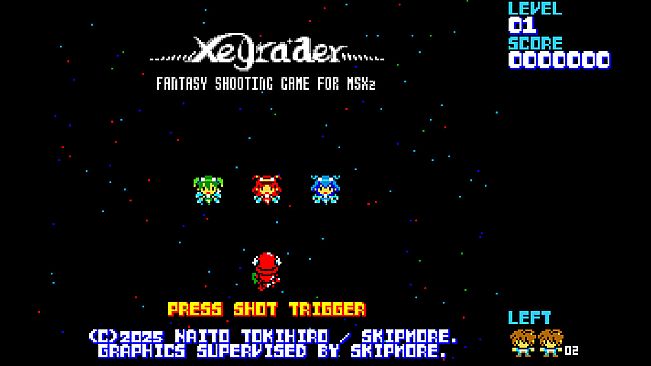XeGrader for MSX2 mode