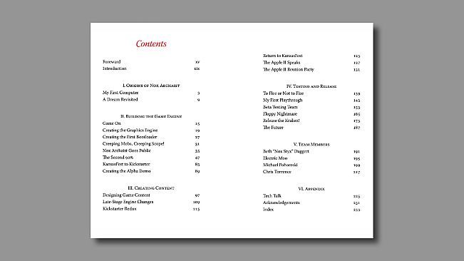 The Making of Nox Archaist