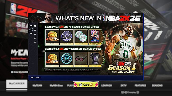 Season 1 MyTEAM Bonus Offer