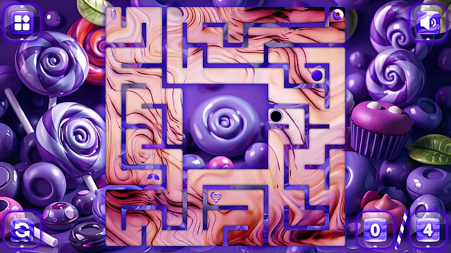 Sweetie Candy Maze: Violet Plum