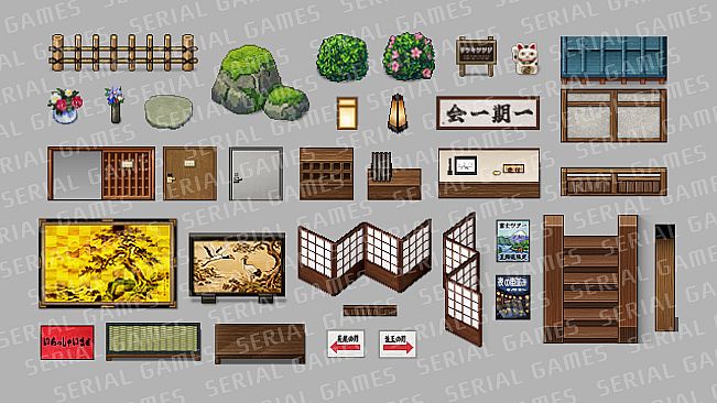 RPG Maker MZ - SERIALGAMES Japan travel spots Ryokan-Japanese INN SET