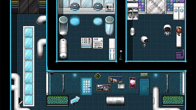 RPG Maker MV - Sci-Fi and Modern Tileset - Interior